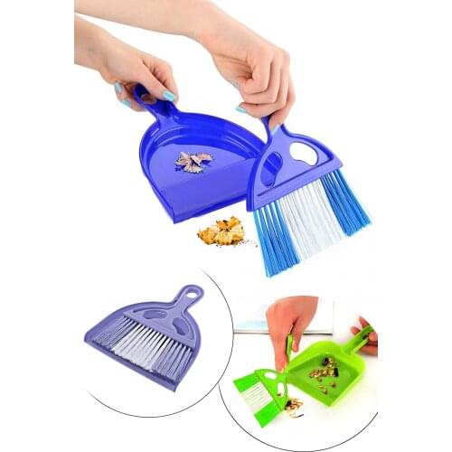 Mini Brush and Dustpan Set Pink, purple, green, blue, red, orange, yellow, gray