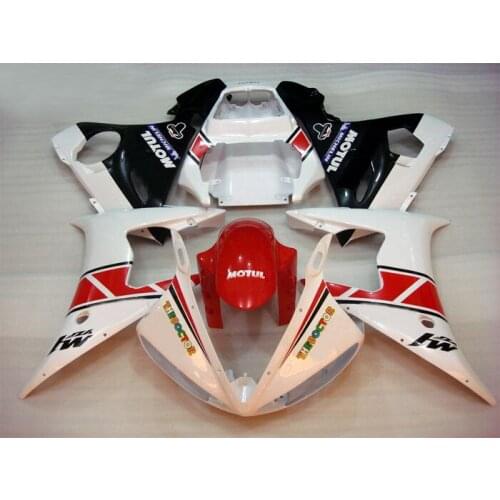 New White ABS Bodywork Fairing For YAMAHA YZF-600 R6 2005 [CK20]