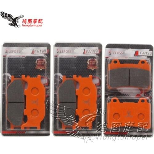 For YAMAHA XV1600 XV 1600 Road Star 2001-2005 XV 1600 Midnight Star 2002-2003 Motorcycle Front Rear Brake Pads