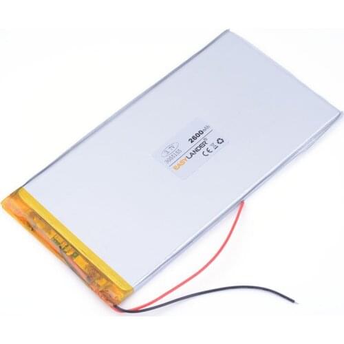 Tablet pc Rechargeable battery 3055155 3.7v 2600mah phones with battery For E-book tablet pc power bank PAD