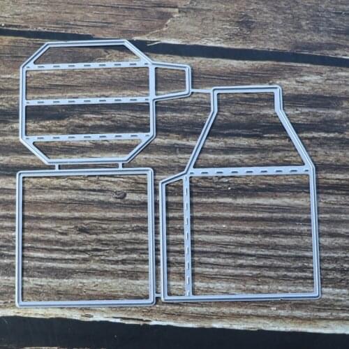 Gift Box Cutting Dies Decoration Metal Mold Scrapbook Embossing Paper Craft Knife Mould Stencil Stamps Dies