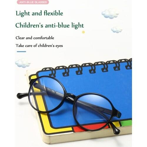 Samjune Anti Blue Light Kids Fashion Childrens Glasses Gaming Computer Cute Eyeglasses Boy Girl Children Eye Protection Eyewear
