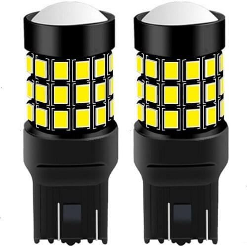 2PCS NEW T20 W21/5W 7443 Super Bright 1500lm LED Car Turn Signals Bulb Tail Brake Lights Auto Parking Lamp Daytime Running Light