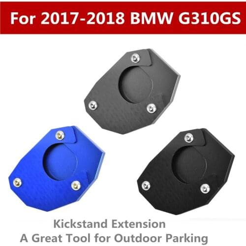 Motorcycle Kickstand Extension Plate for BMW G310GS G 310GS G 310 GS 2017-2018 Accessories Foot Side Stand Enlarge Pad