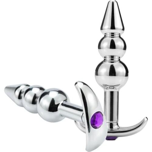 High Quality Metal Anchor Anal Sex Toys Anal Plug Pocket Size Anal Massage Stick Adult Sex Toys for Couple Masturbator Sex Game