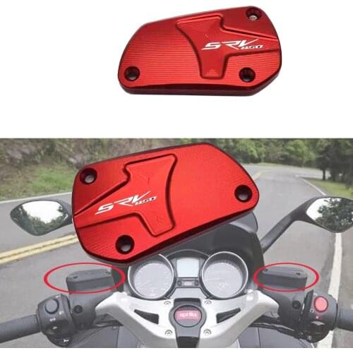 Motorcycle Front Brake Clutch Master Cylinder Fuel Tank Cap Reservoir Cover For Aprilia SRV 850 Srv850 2012-2016