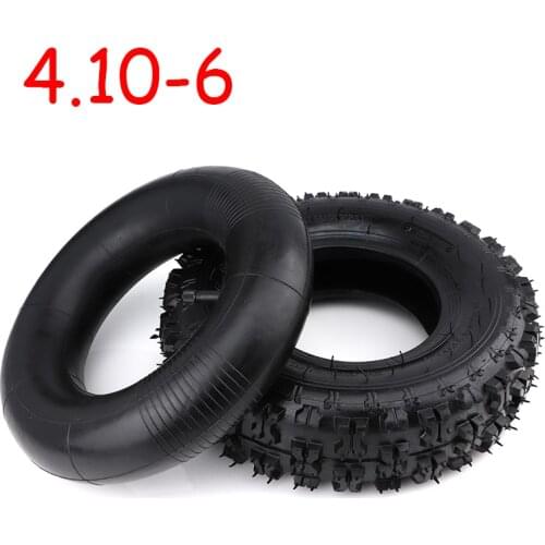 4.10-6 tire inner tube outer tire suitable for Atv Go kart mini 4WD 47cc 49cc snow motorcycle tires