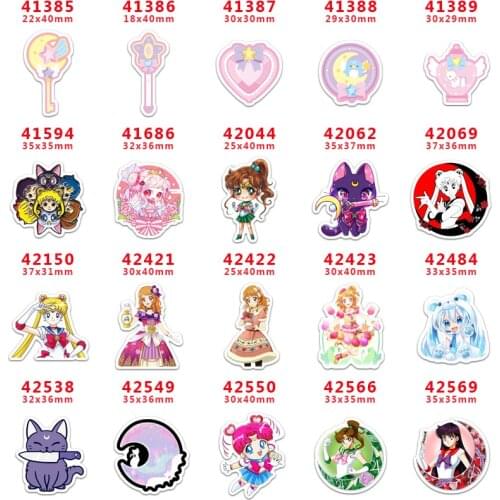 10 Pcs Cartoon Planar Resin Cabochons PR41385