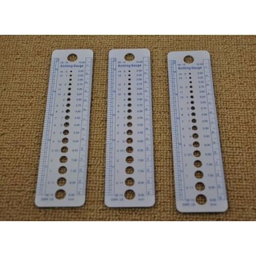 Wholesale 20pc Plastic Patchwork Ruler for Knitting DIY Hand Tool Knitted spare NEEDLE-7552