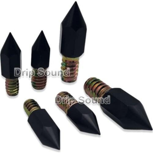 4pcs Audio Speaker Hexagonal Spike Foot Stereo Woofer Amplifier Shockproof Damping Stand Foot Isolation Feet M6x48 M8x46 M10x65