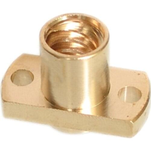 3D printer accessories T8 screw nut pitch 2mm lead 8mm brass nut