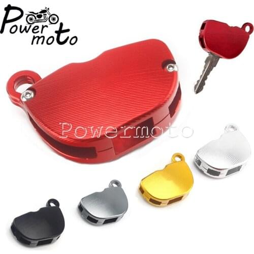 Motorcycle CNC Aluminum Shell Key Cover Case Decorate Protector For Scooter Vespa Piaggio Sprint Primavera GTS 125 150 250 300