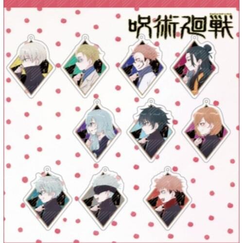 Anime Jujutsu Kaisen Kugisaki Nobara Acrylic Cute Keychain Cosplay Cartoon Keyring School Bag Itabag Pendant Toys Accessories