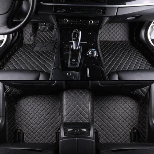 HLFNTF Custom car floor mats For BYD F0 F3 F6 SURUI SIRUI G3 G5 G6 G3R F3R L3 S6 S7 E2 E3 E6 M6 Car Tuning