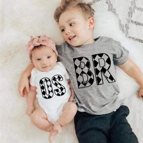 Big Brother Little Brother Shirts Big Brother T-shirts Little Brother Tops Siblings Shirts Sisters Matching Tees Boy Outfits