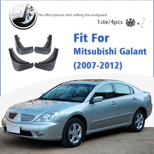 Mudguard For Mitsubishi Galant 2007-2012 Front Rear 4pcs Mudflaps Mudguards Car Accessories Auto Styline Splash Guard Fender