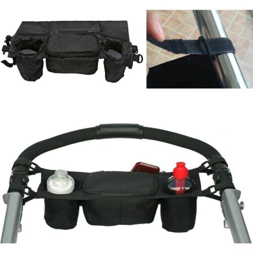 Pram Baby Holder Storage Cup Pushchair Bottle Stroller Buggy Bag Organizer