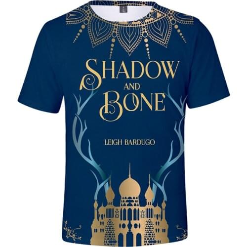 Shadow and Bone 3D Print Spring Summer Preppy Men/Women Street Clothes T-shirt Streetwear Kawaii HIP HOP style