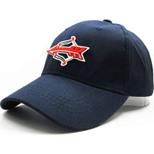 Archery Pattern Embroidery Cotton Baseball Cap Hip-hop Cap Adjustable Snapback Hats for Men and Women 223