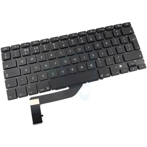 New for Macbook Pro Retina 15" A1398 UK English Keyboard with Backlight Backlit + Keyboard Screws 2012 2013 2014 2015 Year