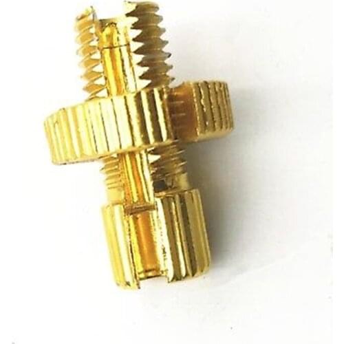 Gold Motorcycle M10 10mm Clutch Lever Cable Adjuster Kit Bolt Lock Nut for Honda Kawasaki Suzuki Yamaha Ninja YZ
