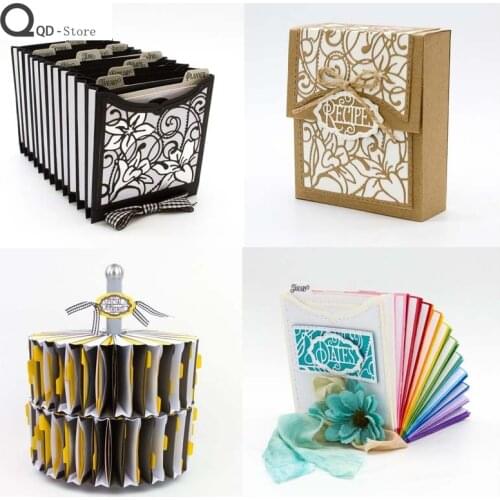 Box Metal Cutting Dies for Scrapbooking Mold Cut Stencil Handmade Tools DIY Card Make Mould Model Craft Decoration New 2021