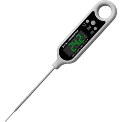 Kitchen Digital Thermometer with Long Probe Remote Range Cooking Temperature