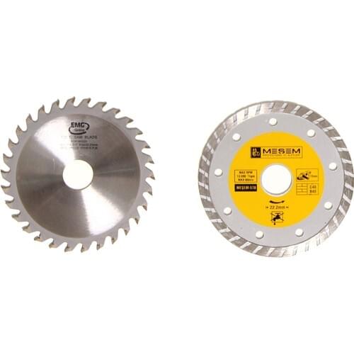 Meşem Dual 2 '115 Of Marble Granite Tiles Wood Cutting Disc Set