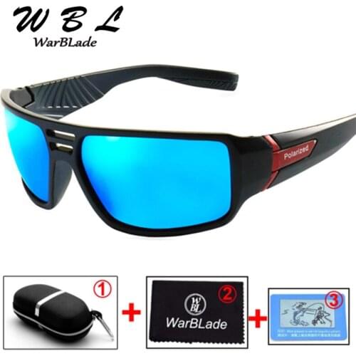 WarBLade Classic Polarized Sunglasses Men Glasses Driving Coating Black Frame Fishing Driving Eyewear Male Sun Glasses 2019 New