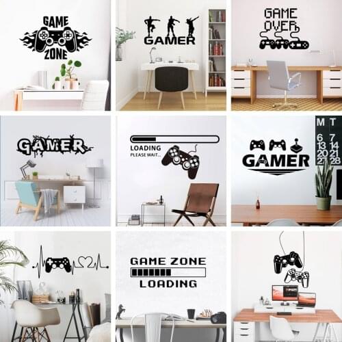 Game of Life Wall Sticker For Game Room Decor Kids Room Decoration Bedroom Decor Door Vinyl Stickers Mural Gaming Poster