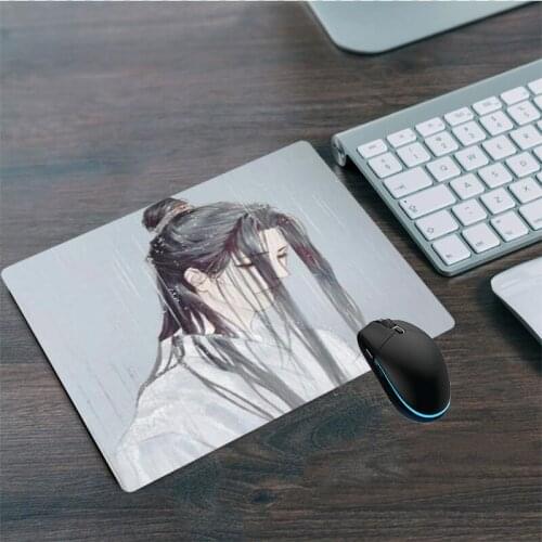 Mairuige Non-Slip Laptop Computer PC Mice Ancient Classical Boys Gentleman Man Cartoon Mouse Pad Natural Rubber MousePad Mat