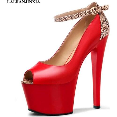 New high heels 17cm Roman shoe KTV is super night, sexy and womens Dance Shoes