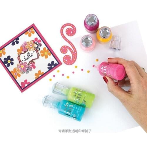 Original Nuvo Liquid Enamel Pigment 1oz 3D Manual Card Embellishment Vertical Air-Drying Three-dimensional Acrylic Paing