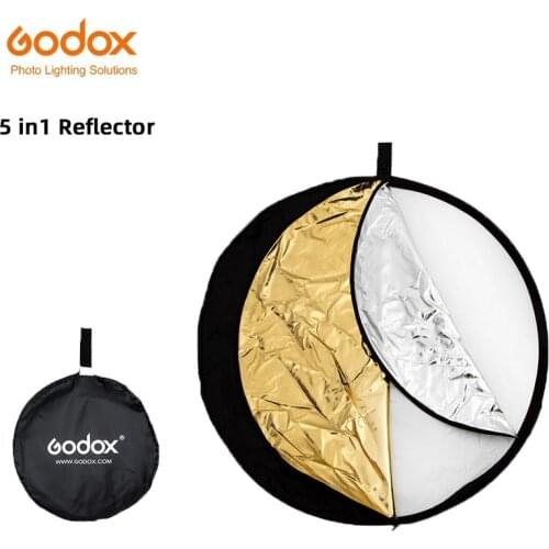 GODOX 80cm 5 In 1 Handhold Portable Collapsible Light Round Photography Photo Reflector for Studio Multi Photo Disc Multi Disc