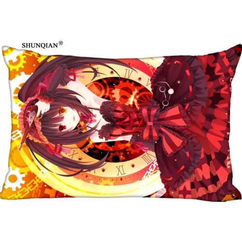Date a live Pillow Case (Two sides) High Quality Home Textile Custom Zippered Rectangle soft Pillow cover New arrival
