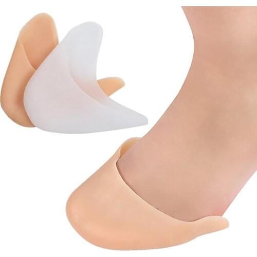 USHINE 1 pair half soft sole silica ballet pointe dance shoes rhythmic gymnastics silippers woman