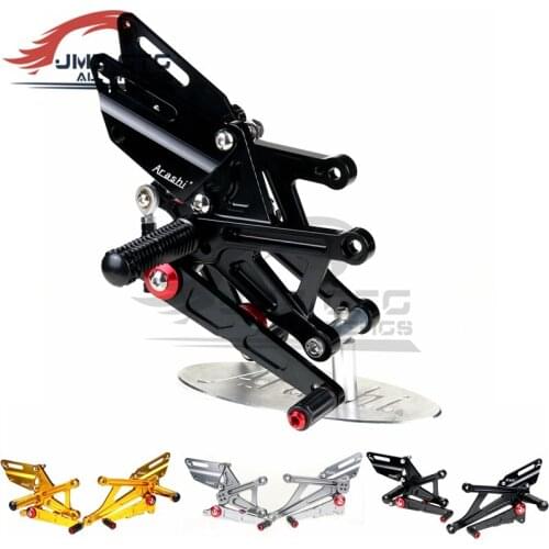 Motorcycle CNC Adjustable Rear Set Rearsets Footrest Foot Rest For Kawasaki Ninja H2 ZX1000 2015-2016-2017-2018-2019-2020