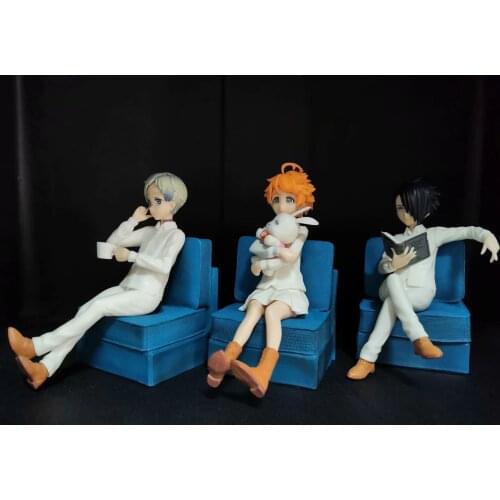 SEGA PM The Promised Neverland Emma Norman Ray Figure PVC Action Model Toys Anime The Promised Neverland Figural