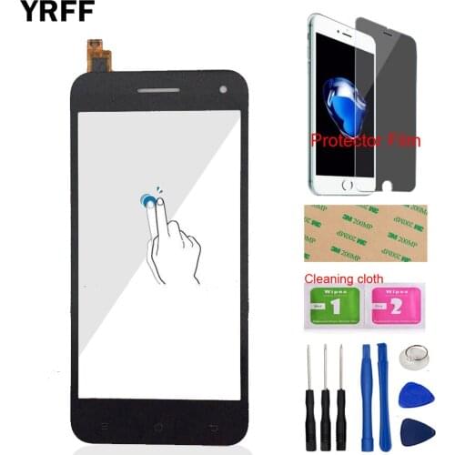 Mobile TouchScreen For Gigabyte Gsmart Guru G1 Front Touch Screen Digitizer Panel Glass Sensor Tools Protecotr Film + Adhesive
