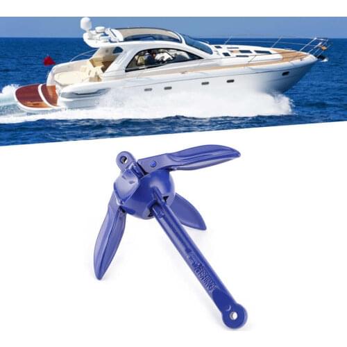 4 Tine Aluminum Alloy Folding Boat Anchor Accessories for Sailboat Kayak Canoe