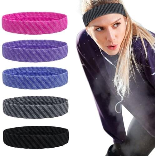 Sports Headband Men and Women Silicone Forehead Protection Running Basketball Yoga Sweat-Absorbent Antiperspirant Belt
