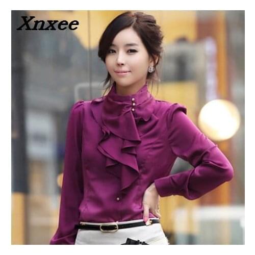 Xnxee Collar Blouses