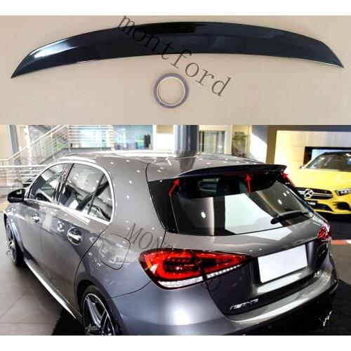 W177 Rear Spoiler for Mercedes Benz A Class A180 A160 A200 A220 A250 A45 A35 Hatchback 2019 2020-2024 Car Styling Rear Wing Lip