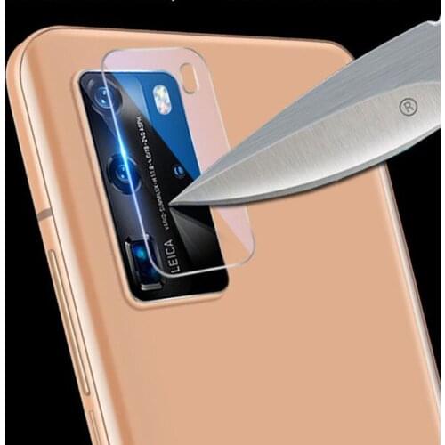 50pcs Camera Lens Screen Protector Rear Tempered Glass For Huawei P40 Pro + Mate 30 Lite Nova 7 SE 7i P Smart 9H Guard Film