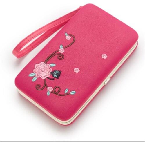 Women Wallets Long Clutch Wallets Credit Card Holder Wallet Coin Money Purse Female PU Leather Phone Bag