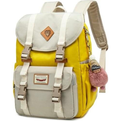 Macarons Mochila Feminina Women Backpack Student Bookbag Waterproof Schoolbag Large Travel Bagpack Cute Shouder Bags Girl Rugzak