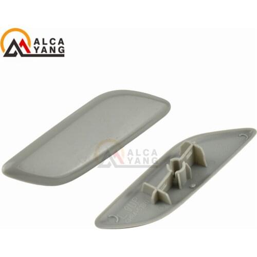 2PCS Car Headlight Washer Nozzle Cap For Mazda 6 atenza 2012-2015 Headlamp Spray Water Jet Cover GHR4-51-8H1