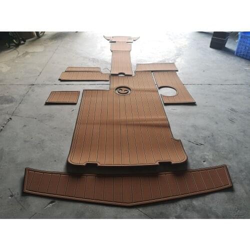 2008-2014 Mastercraft X35 Cockpit Boat EVA Faux Teak Decking Floor Pad