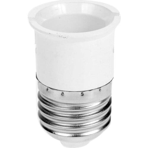 E27 to B22 Converter Light Adapter Lamp Holder Lighting Parts(White)