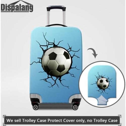 Dispalang Ball Pattern Travel Luggage Cover for 18-30 Inch Suitcase Protective Covers Fans Trolley Luggage Dust-proof Cover